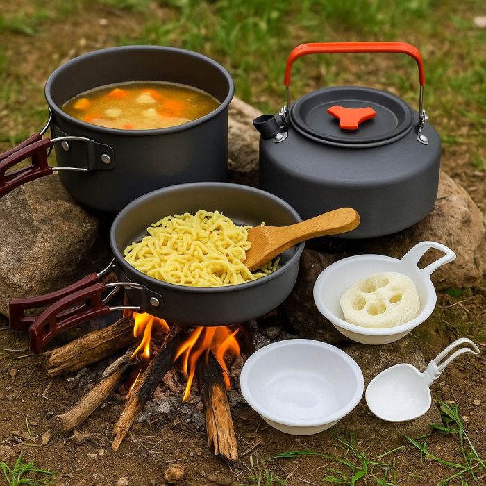 ⁦🍳 ערכת בישול וקמפינג מלאה⁩ – תמונה ⁦5⁩