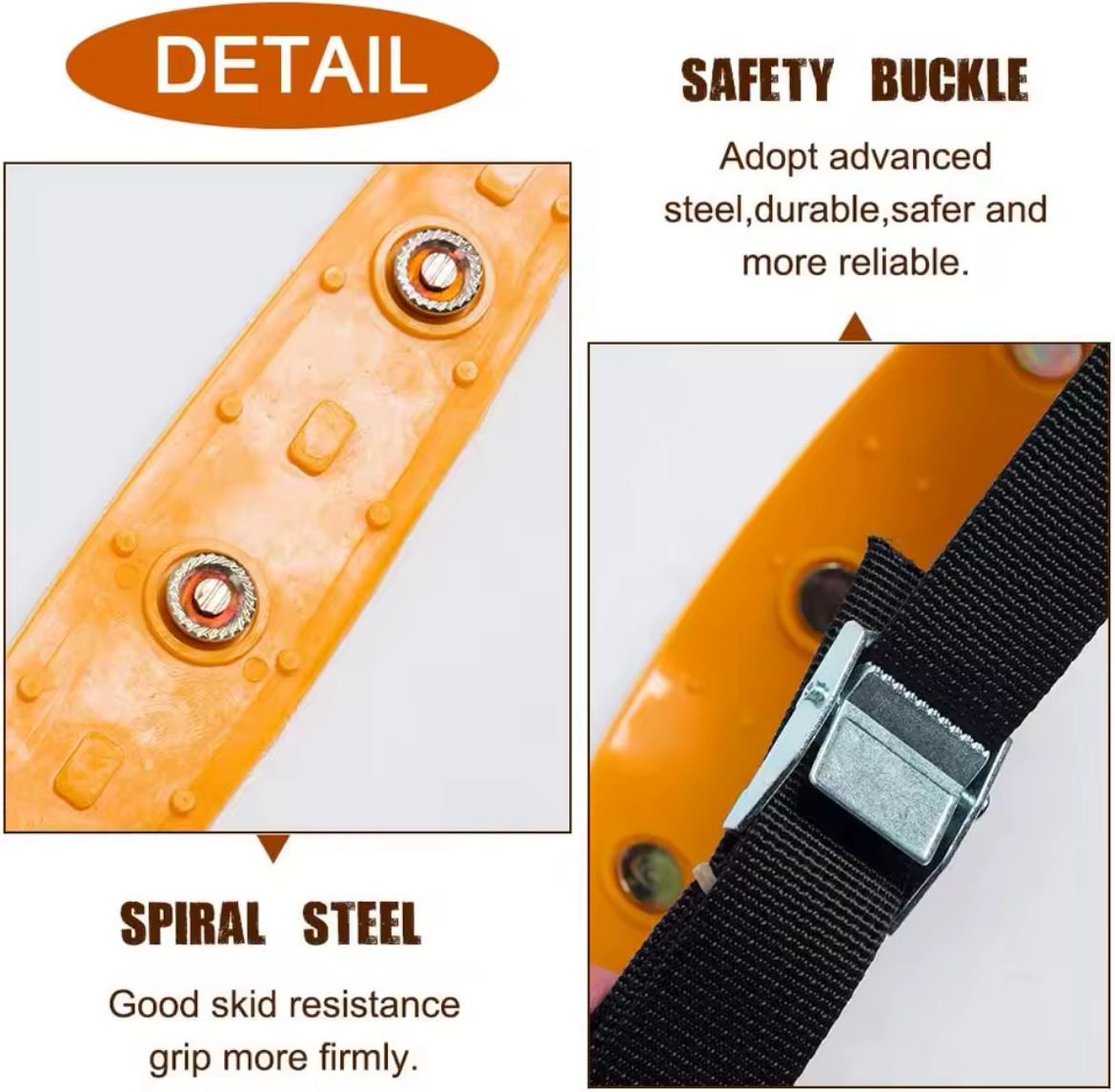 🛞 שרשראות נגד החלקה לגלגלי רכב (Car Anti-Skid Chains) – תמונה 3