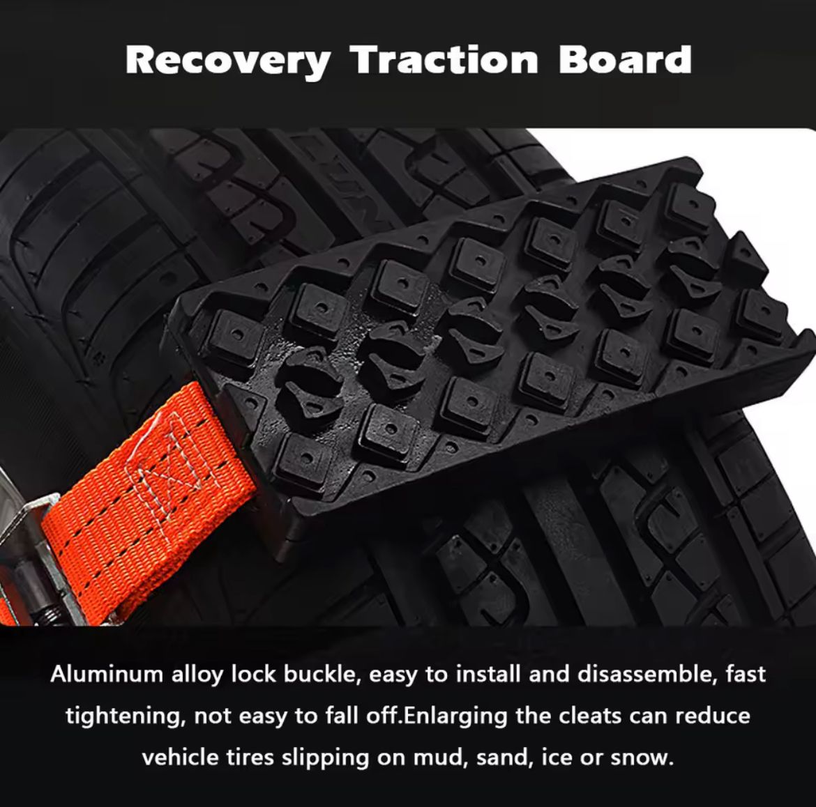 🛞 לוחות אחיזה לשטח (Offroad Traction Boards) – תמונה 2
