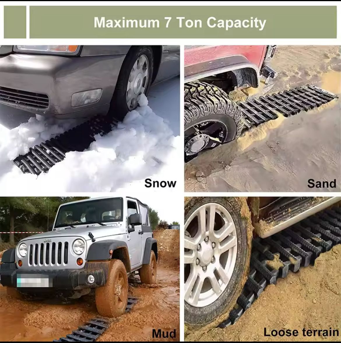 🛞 לוח אחיזה מתקפל (Folding Traction Board) – תמונה 2