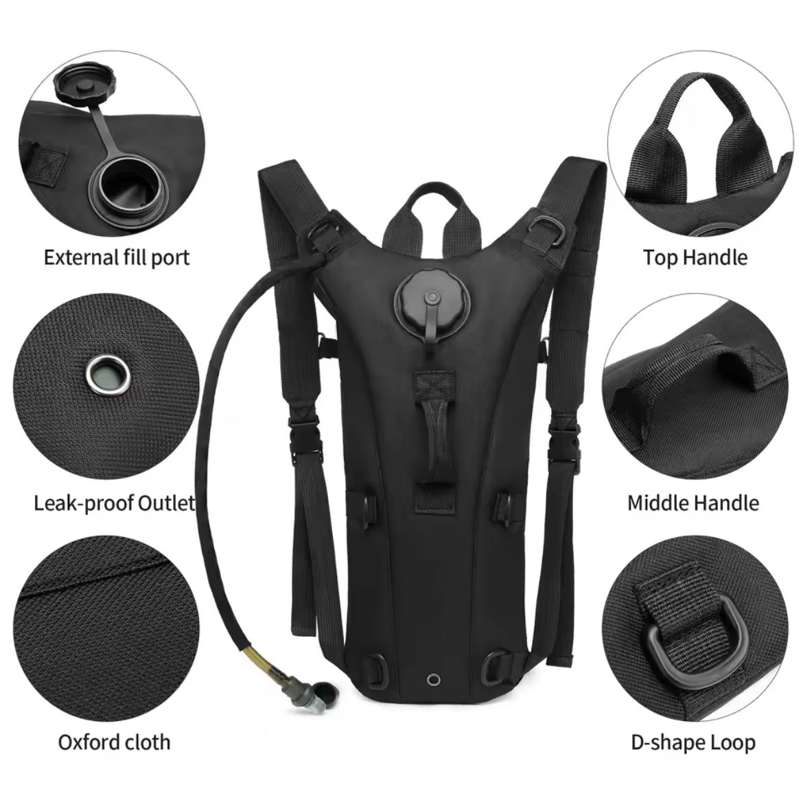 🎒 תיק שתייה – Water Bladder Backpack – תמונה 3