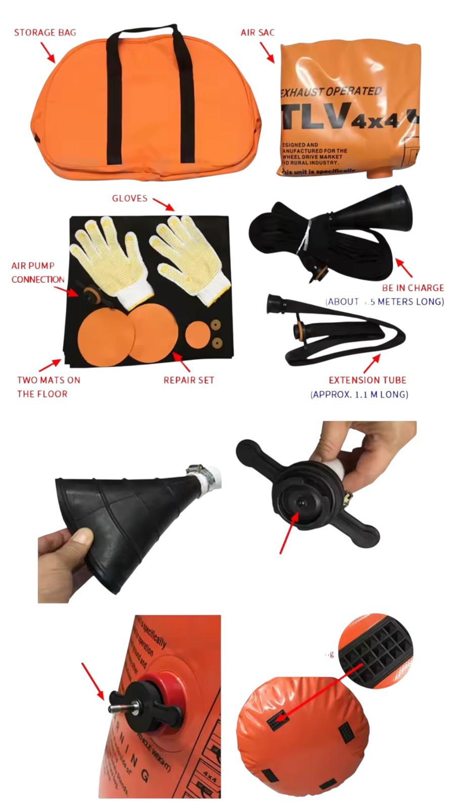 🚙✨ ג’ק ניפוח לרכב SUV Inflating Jack – תמונה 4