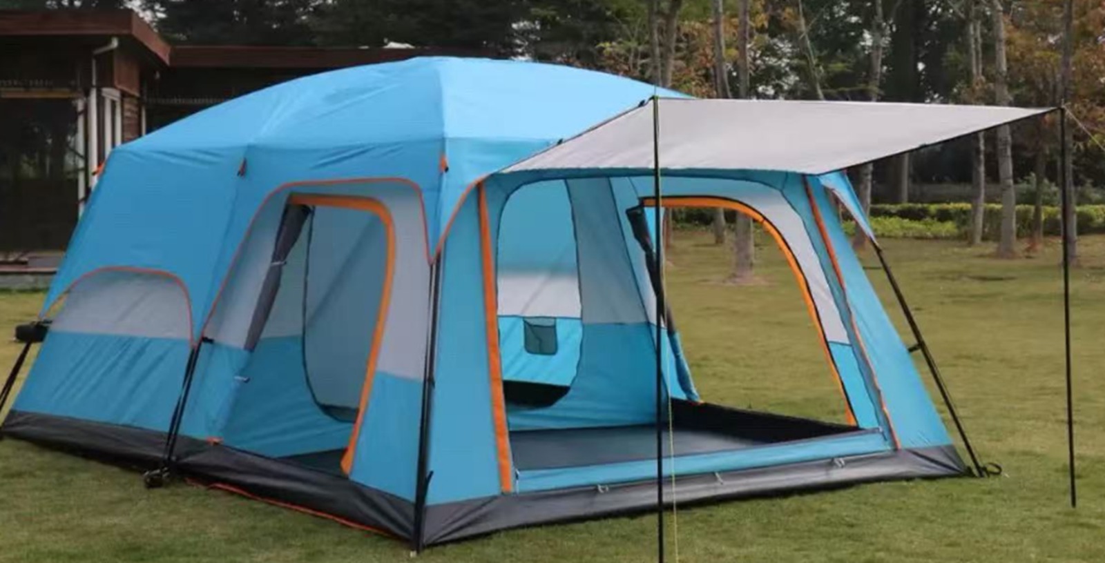 ⛺ אוהל משפחתי גדול 320×220×180 ס"מ