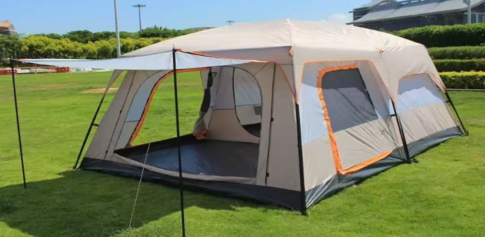 ⛺ אוהל משפחתי גדול 320×220×180 ס"מ