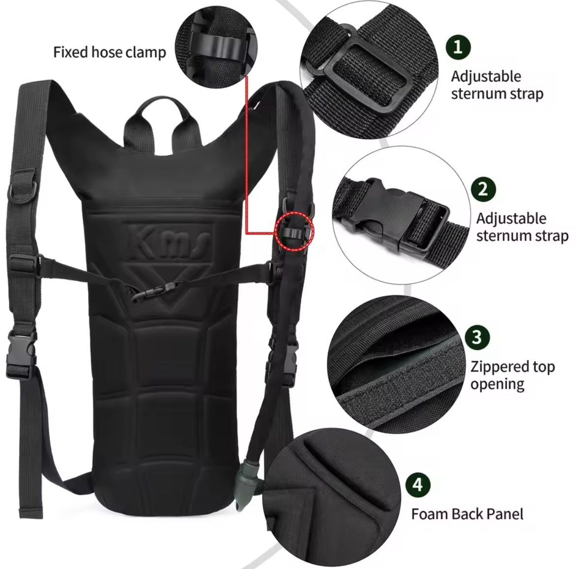 🎒 תיק שתייה – Water Bladder Backpack – תמונה 2