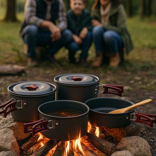 🍲 סט בישול וקמפינג משפחתי – מתאים ל־3–5 אנשים