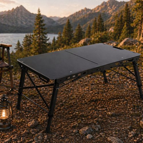 🔥 שולחן קמפינג מקצועי – טכנולוגיה, חוזק ונוחות בשטח!