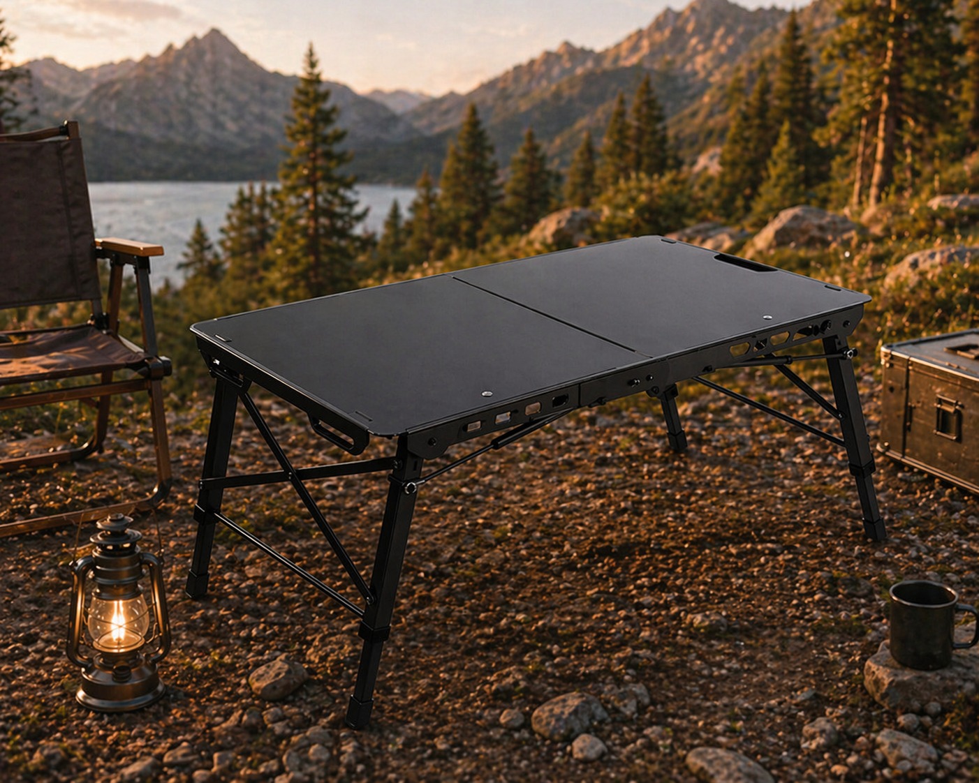 🔥 שולחן קמפינג מקצועי – טכנולוגיה, חוזק ונוחות בשטח!