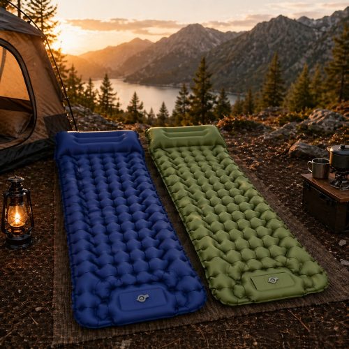 🔥 מזרן מתנפח קומפקטי – נוחות חכמה לכל טיול!